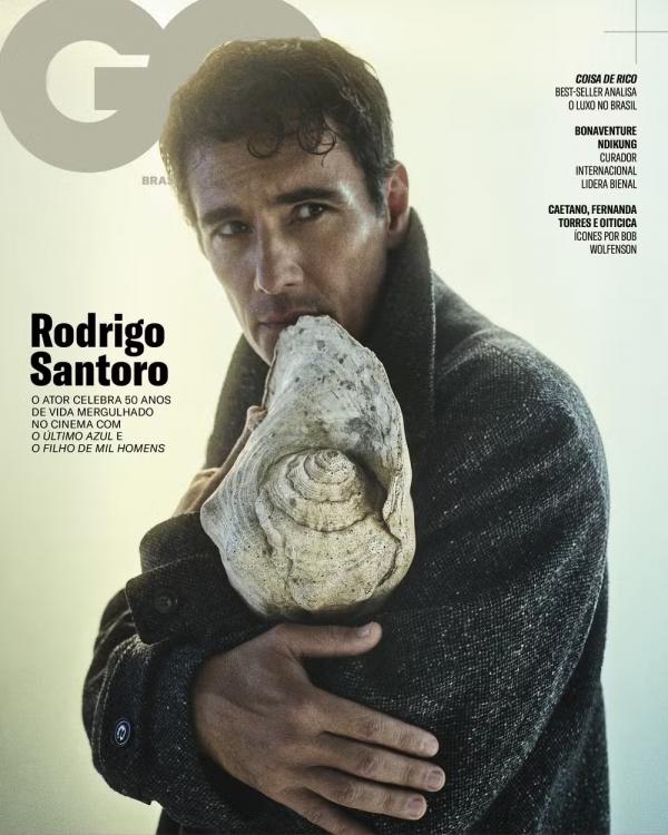 GQ Brasil de setembro com Rodrigo Santoro.(Imagem:Gustavo Zylbersztajn)