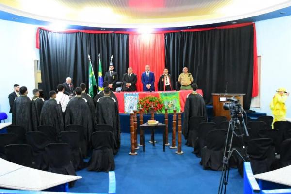 Câmara Municipal de Floriano homenageia a Ordem DeMolay com sessão solene.(Imagem:CMF)