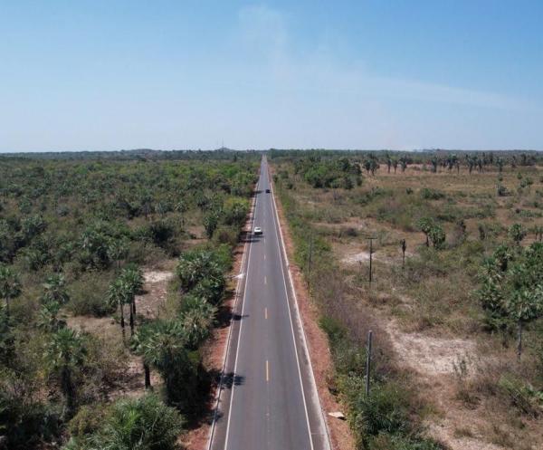 A Rota do Norte liga Teresina ao litoral através das PIs-113 e 110. Pelo percurso é possível reduzir em até 40 minutos o tempo de viagem.(Imagem:Ascom DER-PI)