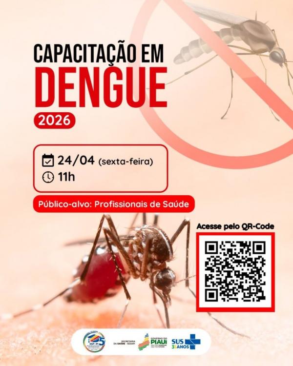 A iniciativa acontece em um cen&aacute;rio de alerta, j&aacute; que o Piau&iacute; registra atualmente mais de 5 mil casos prov&aacute;veis de dengue, al&eacute;m de um &oacute;bito associado &agrave; doen&ccedil;a.(Imagem:Divulga&ccedil;&atilde;o)