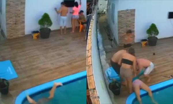  Adolescente se afoga após ter cabelo sugado por ralo de piscina e é salva no Piauí. (Imagem:Reprodução)