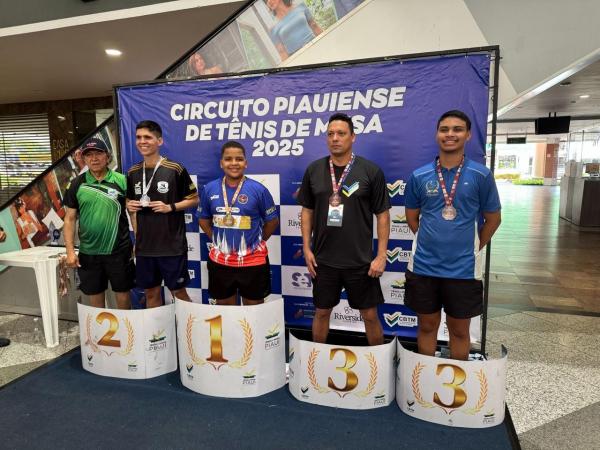 Segunda etapa do Campeonato Piauiense de Tênis de Mesa consagra talentos do programa Bolsa Atleta(Imagem:Divulgação)