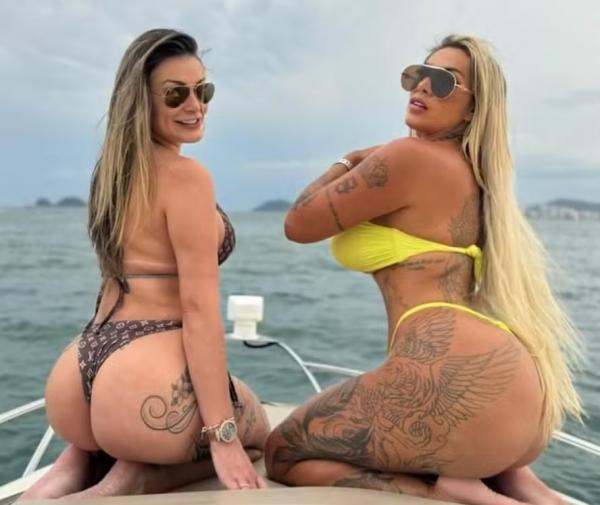 Andressa Urach e Juju Ferrari(Imagem:Reprodução/Instagram)