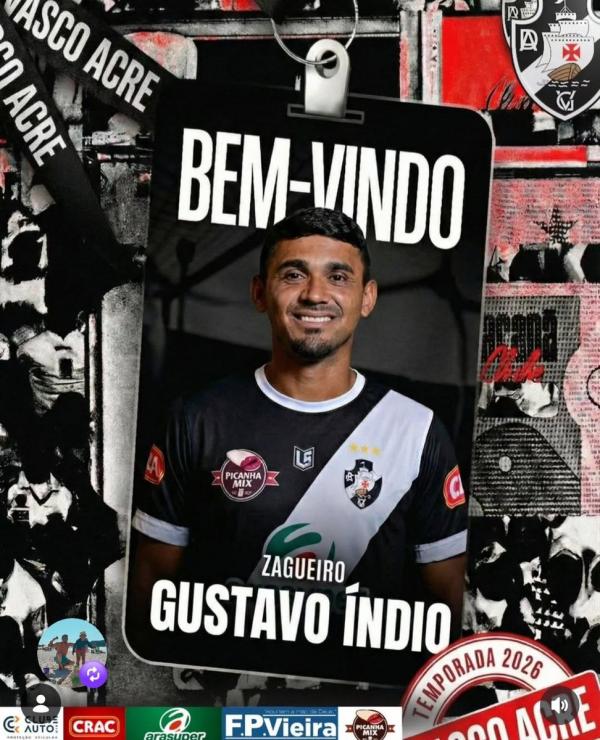 Torcedores confundem perfil em rede social e criticam contrata&ccedil;&atilde;o do Vasco-AC(Imagem:Reprodu&ccedil;&atilde;o)