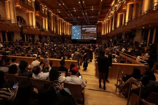 Abertura da 49ª Mostra Internacional de Cinema, na Sala São Paulo.(Imagem:Paulo Pinto/Agência Brasil)