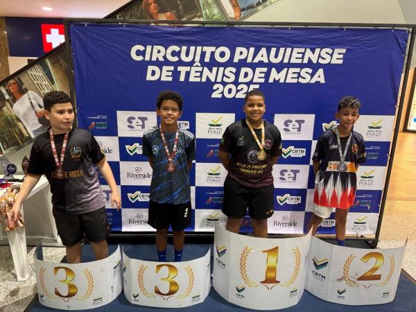 Segunda etapa do Campeonato Piauiense de Tênis de Mesa consagra talentos do programa Bolsa Atleta(Imagem:Divulgação)