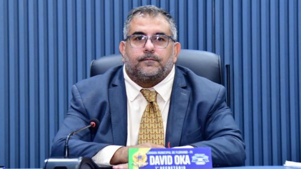 Vereador David Oka(Imagem:CMF)