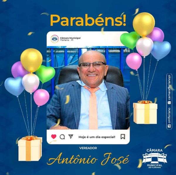 Câmara Municipal de Floriano celebra o aniversário do vereador Antônio José.(Imagem:Reprodução/Instagram)