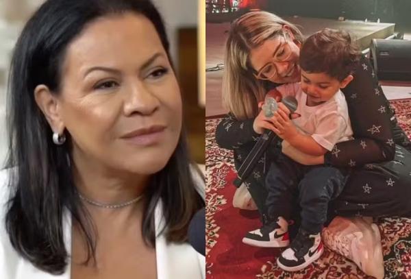 Dona Ruth, Marília Mendonça e Léo.(Imagem: Reprodução/Instagram)