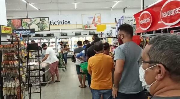 Supermercado de Teresina(Imagem:Anielle Teixeira/TV Clube)