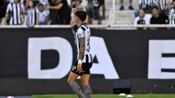 Joaquín Correa, Botafogo x Santos.(Imagem:André Durão)