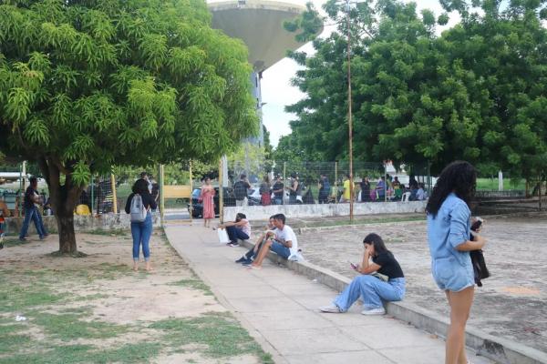 Enem 2022 na Universidade Federal do Piauí (UFPI).(Imagem:Ilanna Serena/g1)