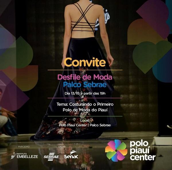 Desfile de moda marca abertura do Novo Piauí Center.(Imagem:Divulgação)