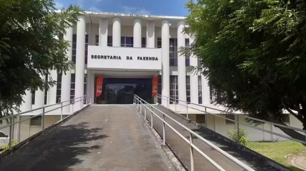 Sede da Secretaria de Fazenda do Rio Grande do Norte, Sefaz-RN, em Natal.(Imagem:S&eacute;rgio Henrique Santos/Inter TV Cabugi)