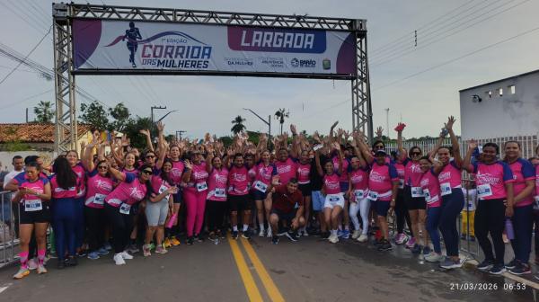 1&ordf; Corrida das Mulheres marca abertura das comemora&ccedil;&otilde;es pelos 115 anos de Bar&atilde;o de Graja&uacute;.(Imagem:FlorianoNews)