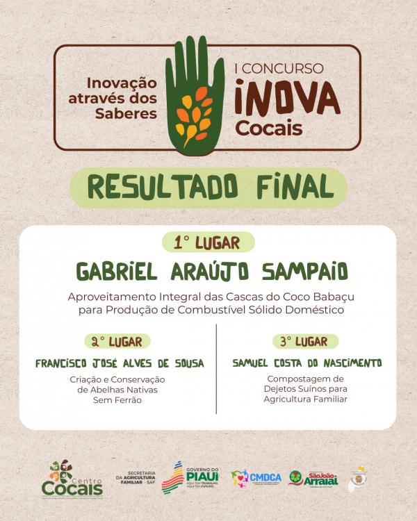 Ao todo, 20 jovens do territ&oacute;rio Cocais participaram com propostas de solu&ccedil;&otilde;es inovadoras no meio rural.(Imagem:Divulga&ccedil;&atilde;o)