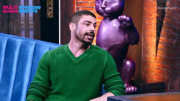 Cauã Reymond no Lady Night.(Imagem:Multishow)