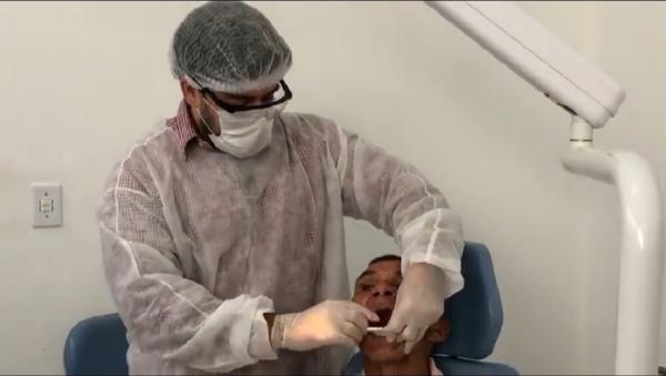 Secretaria de Saúde faz entrega de próteses dentárias em Barão de Grajaú(Imagem:Reprodução)