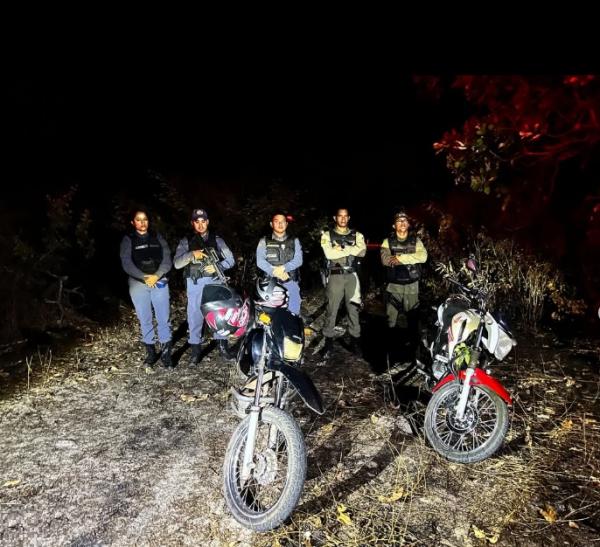Ação Conjunta entre PM de Floriano e Barão de Grajaú recupera motocicletas roubadas.(Imagem:Reprodução/Instagram)