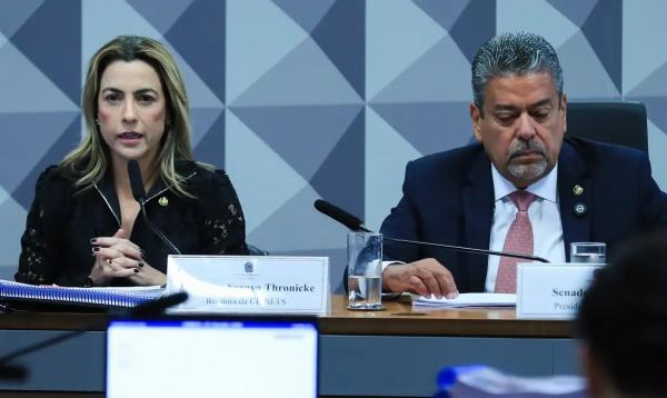 CPI do Senado que investiga irregularidades no setor de apostas online (CPI das Bets) durante leitura do relatório final dos trabalhos.(Imagem:Lula Marques/Agência Brasil)