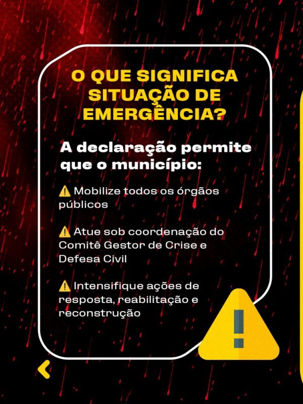 Prefeitura de Floriano decreta situação de emergência após fortes chuvas no município(Imagem:Secom)