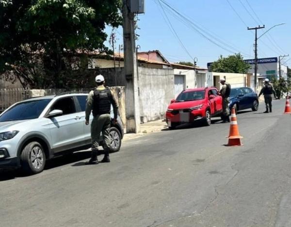 3º BPM de Floriano realiza ações educativas durante Semana Nacional do Trânsito(Imagem:Divulgação/PM)