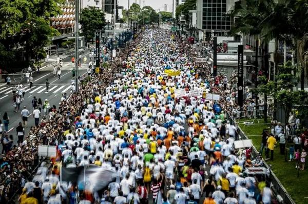 Corrida de S&atilde;o Silvestre ter&aacute; este ano 50 mil participantes movimentando avenidas de S&atilde;o Paulo.(Imagem:Arquivo/Marcelo Camargo/Ag&ecirc;ncia Brasil)