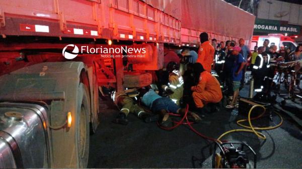 Acidente grave deixa uma mulher morta e outra ferida na Avenida Calisto Lobo, em Floriano(Imagem:FlorianoNews)