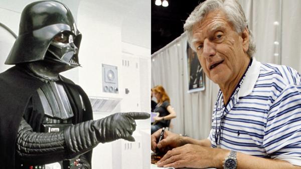 O ator britânico David Prowse, que fez o papel de Darth Vader nos três filmes originais da saga 