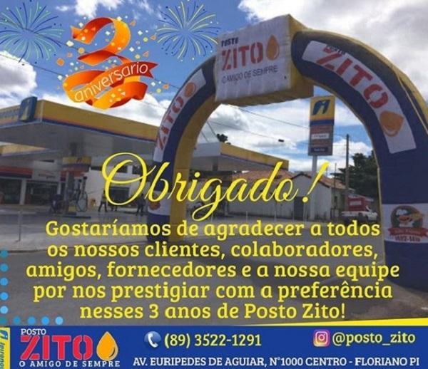 Posto Zito comemora 03 anos(Imagem:Reprodução/Instagram)