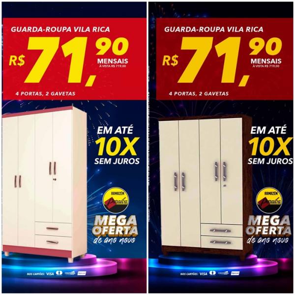 Ano Novo, casa nova: Mega oferta no Armazém Paraíba é a oportunidade que você esperava!(Imagem:Divulgação)