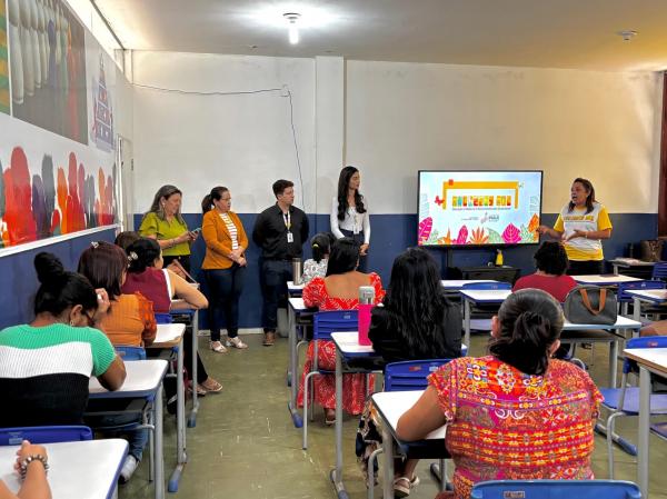 Turma do curso Mulheres Mil(Imagem:Divulga&ccedil;&atilde;o)