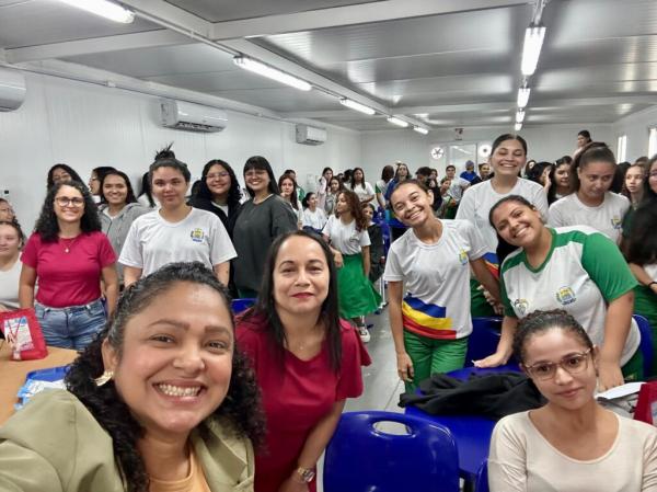 Atividades educativas estimulam o debate sobre igualdade, respeito e valoriza&ccedil;&atilde;o das mulheres no ambiente escolar.(Imagem:Ascom Seduc)