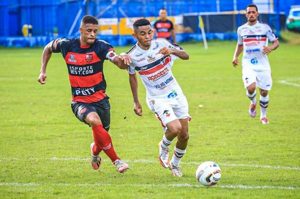 River volta a vencer, goleia Flamengo e se mantém no G4 do Campeonato Piauiense.(Imagem:Renato Andrade)