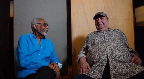 Gilberto Gil se reencontra em estúdio com João Donato(Imagem:Reprodução)