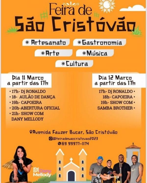 I Feira de São Cristovão acontece nos dias 11 e 12 de março(Imagem:Divulgação)