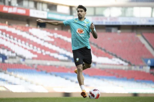  Lucas Paquetá se firmou como titular da seleção brasileira.(Imagem:Lucas Figueiredo / CBF )