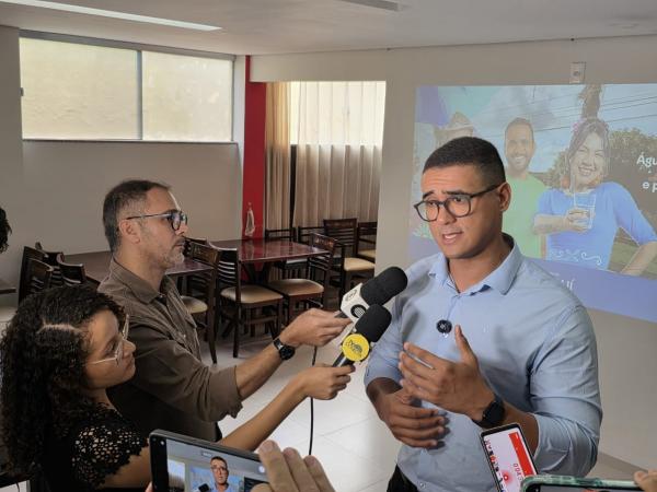 Brenner Oliveira, gerente regional da Águas do Piauí.(Imagem:Ascom)