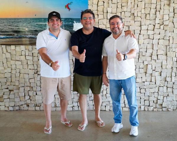 Felipe Ribeiro, Rafael Fonteles e F&aacute;bio Novo, respectivamente.(Imagem:arquivo pessoal)