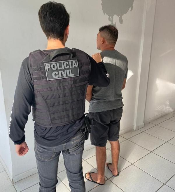 Pai foi preso suspeito de estuprar a filha adolescente no Piauí.(Imagem:Divulgação/SSP-PI)