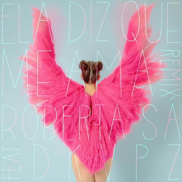Capa do single com o remix de ´Ela diz que me ama´, de Roberta Sá com duo DKVPZ(Imagem:Rerodução)