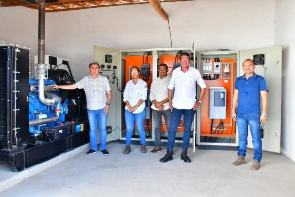 Prefeitura de Floriano conclui a 3ª Estação Elevatória do Sistema de Esgoto Sanitário da cidade(Imagem:Secom)