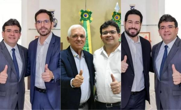O governador se reuniu com o vice-governador e seus filhos.(Imagem:Reprodução)