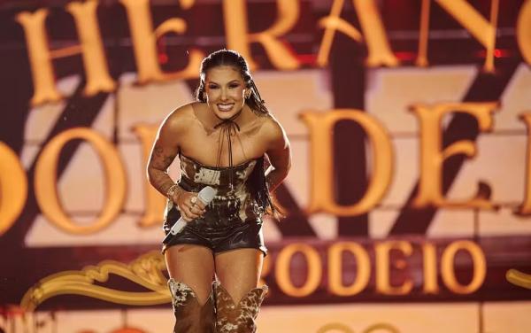 Ana Castela grava DVD na Festa do Peão de Barretos com participações especiais.(Imagem:Érico Andrade/g1)