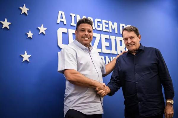 SAF do Cruzeiro passou de Ronaldo para Pedro Louren&ccedil;o, em 2024.(Imagem: Gustavo Aleixo/Cruzeiro)