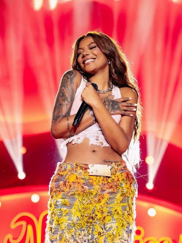 Ludmilla durante a turnê