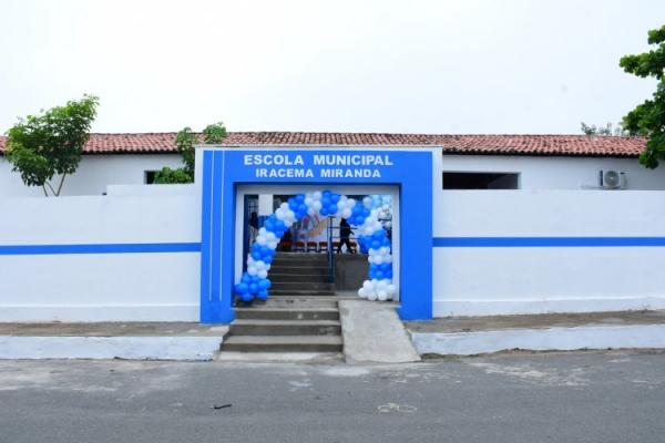 Prefeitura de Floriano entrega reforma e amplia&ccedil;&atilde;o da Escola Municipal Iracema Miranda(Imagem:Secom)