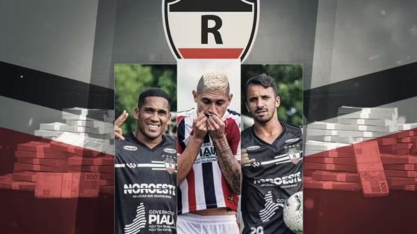 Vai e vem no River-PI em 2024(Imagem:Foto: ge)