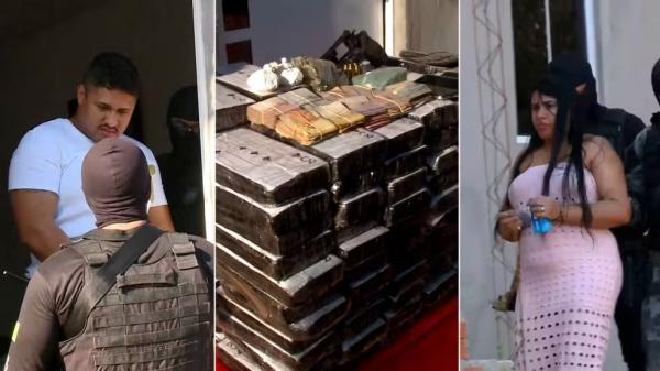 Polícia Civil prende casal com mais de 190 kg de cocaína na Zona Sudeste de Teresina.(Imagem:TV Clube)