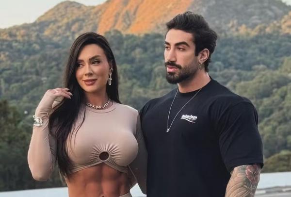 Juju Salimeni e Diogo Basaglia(Imagem:Reprodução/Instagram)